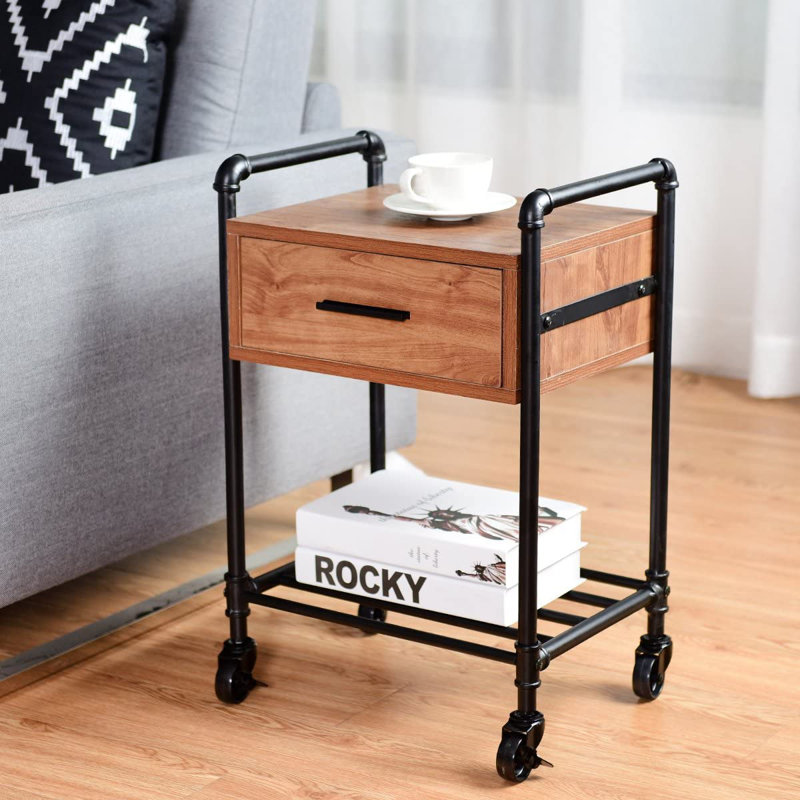 Gully Side Table with Storage