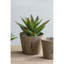 Ensemble de 3 pots à fleurs Thornton, L: 8,3 x 8,3 x 6,5 po, M: 6,8 x 6,8 x 6,1 po, S: 5,3 x 5,3 x 5,1 po