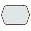 Houston Wall Mirror - Walnut
