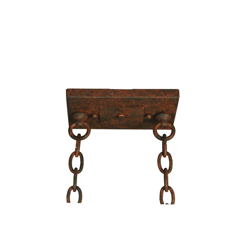 Elana Handcrafted 3 Light Pot Rack