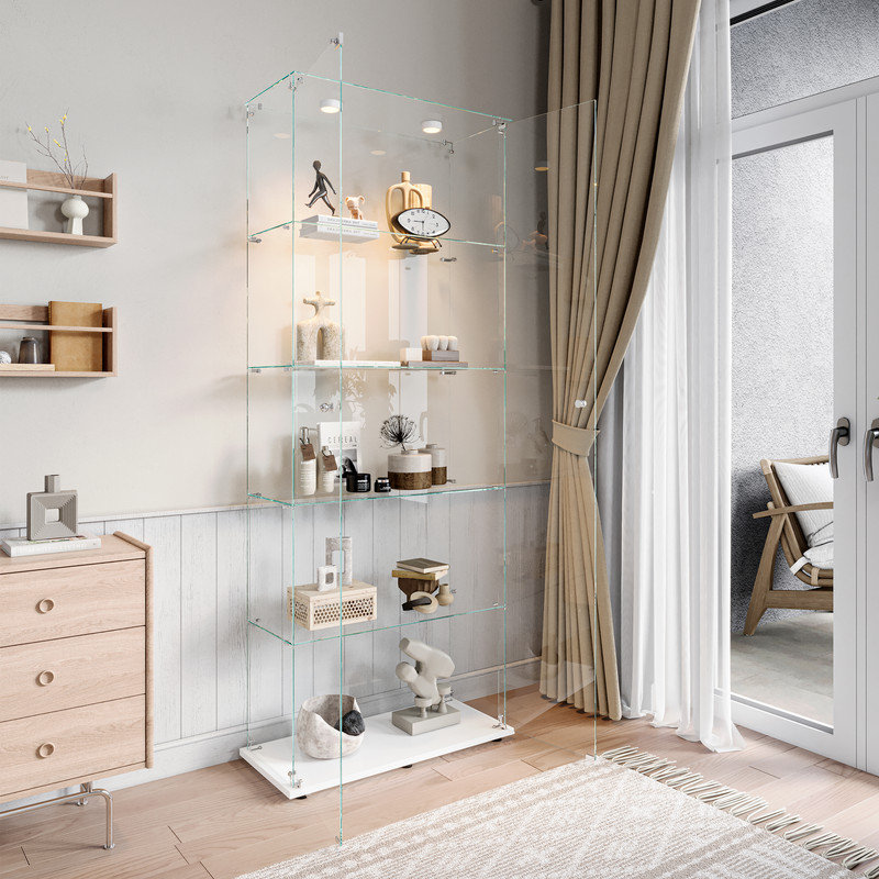 Display Cabinet, White