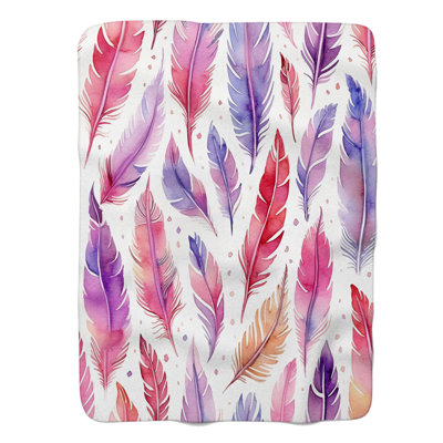 Lively Boho - 1 Piece Premium Sherpa Blanket