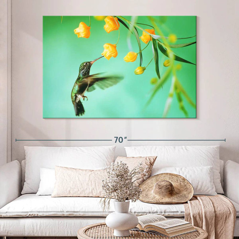 Thirsty Hummingbird, 34" H x 51" W