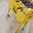 Yellow + Black Rectangular Aluminium Alloy Foosball Tables