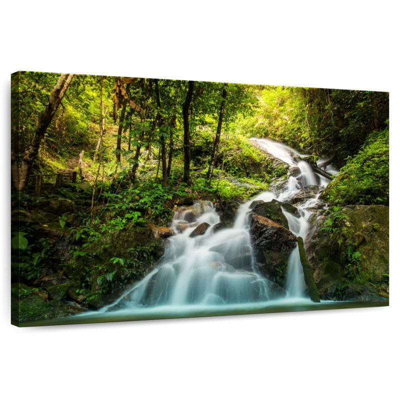 Alvord Hidden Rainforest Waterfall, 24" H x 36" W