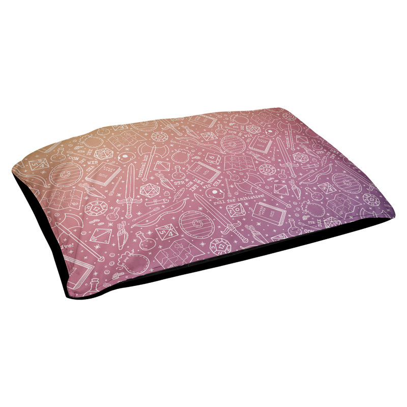 Coussin Byrge, Grand (l 42,5 po x P 32,5 po x H 14 po), Pastel dégradé