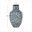 Vase en nacre bleue fait à la main