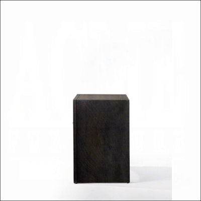 Gray Oak Finish Nightstand