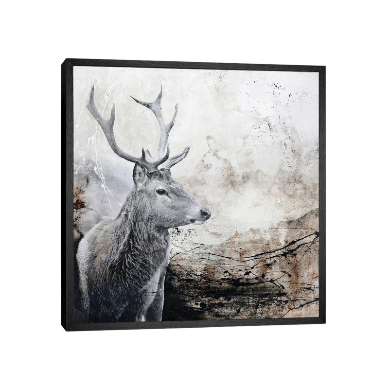 Outbreak - Print on Canvas, 93.98cm H x 93.98cm W x 3.81cm D, Black Framed
