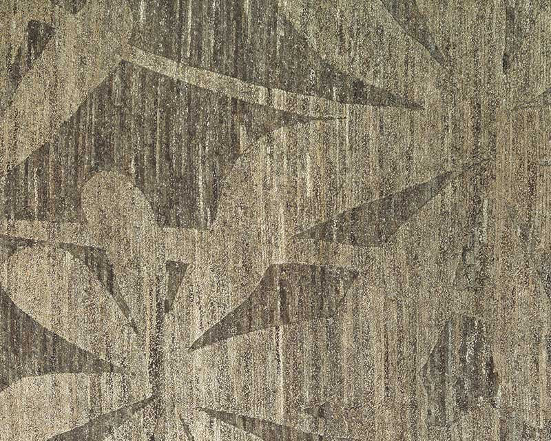 Paradise Floral Area Rug in Gray, Rectangle 8' x 10'