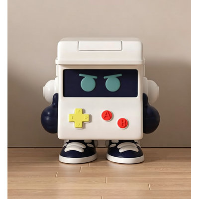 Table d'appoint sur pied en forme de robot console de jeux - Décoration intérieure