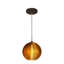 Luminaire sphère suspendu 1 lumières simple Kristall-15700313-15700317-71740953