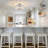 Jashaun 4-light Crystal Flush Mount Ceiling Light-208825364