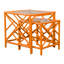 Chippendale Glass Nesting End Table-111056252