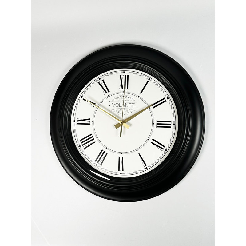 Horloge murale Kulreet, Noir et or