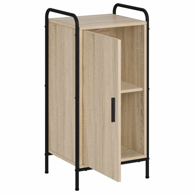 Sideboard with Storage Engineered Wood Unit Dining Room Furniture, Sonoma Oak