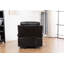 Fauteuil inclinable et berçant en cuir Ilyia-1605321922