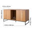 Grande boîte à litière cachée pour chat avec armoire de rangement et bloc-notes, table de bout imperméable pour salle de bain pour chambre à coucher et salon | Idée de cadeau