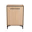 Meuble-lavabo de salle de bain sans lavabo supérieur, armoire de rangement moderne avec 2 portes à fermeture douce, meuble-lavabo simple