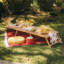 Longue table pliante