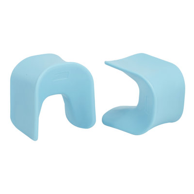 ECR4Kids Wave Seat Perch Stool, 14in - 15.1in Seat Height, Flexible Seating, 2-Pack