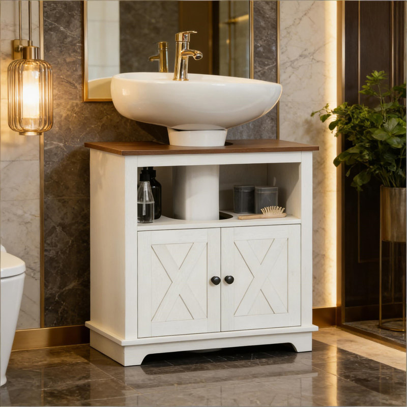 Practical Bathroom Under Sink Cabinet