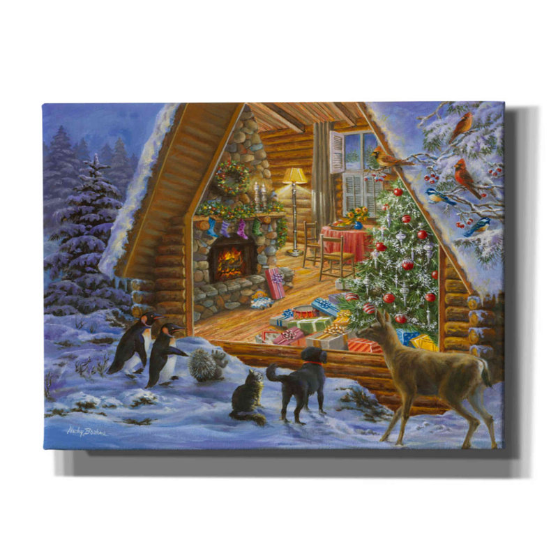 «Franyelis Lets Get Together» par Nicky Boehme - reproduction d'art sur toile tendue, H 12 po x l 16 po x P 0,75 po