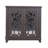Hollow-Carved Sideboard with Acrylic Mirrored Doors, Butterfly Leaf Design Accent Cabinet, 100LBS Capacity Storage Buffet for Living Room, Kitchen, Entryway-683221683