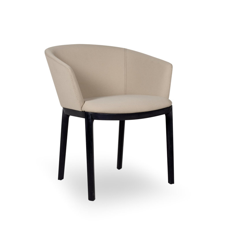 Rest Upholstered Arm Chair, Beige