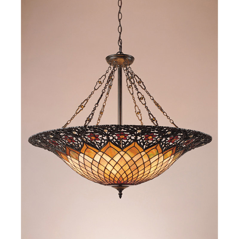 Alekya 6 - Light Vintage Bronze Single Pendant