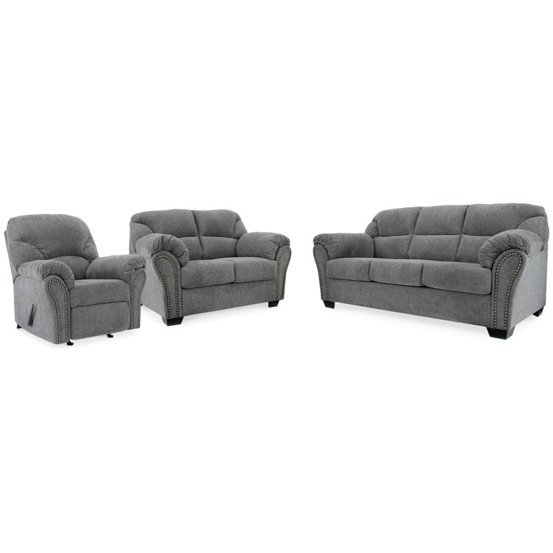 Canapé, causeuse et fauteuil inclinable Allmaxx