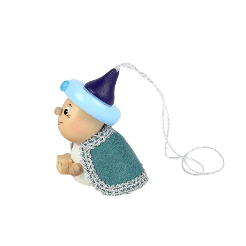 Jhalani 3'' Wood Hanging Figurine Ornament