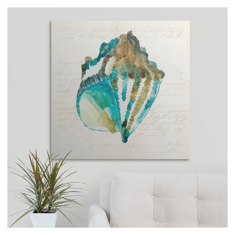 «Shell», impression, H 35 po x l 35 po x P 1,5 po, Toile