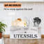 Porte-ustensiles en bois avec 3 compartiments-1750335492