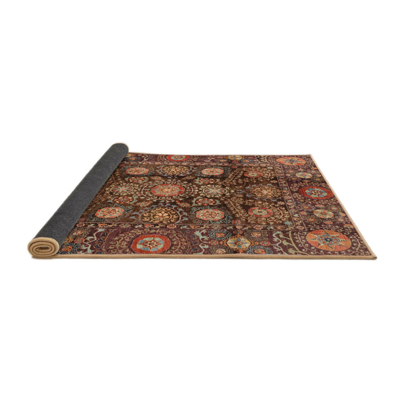Tapis abstrait moderne 3912, Rond 7 pi