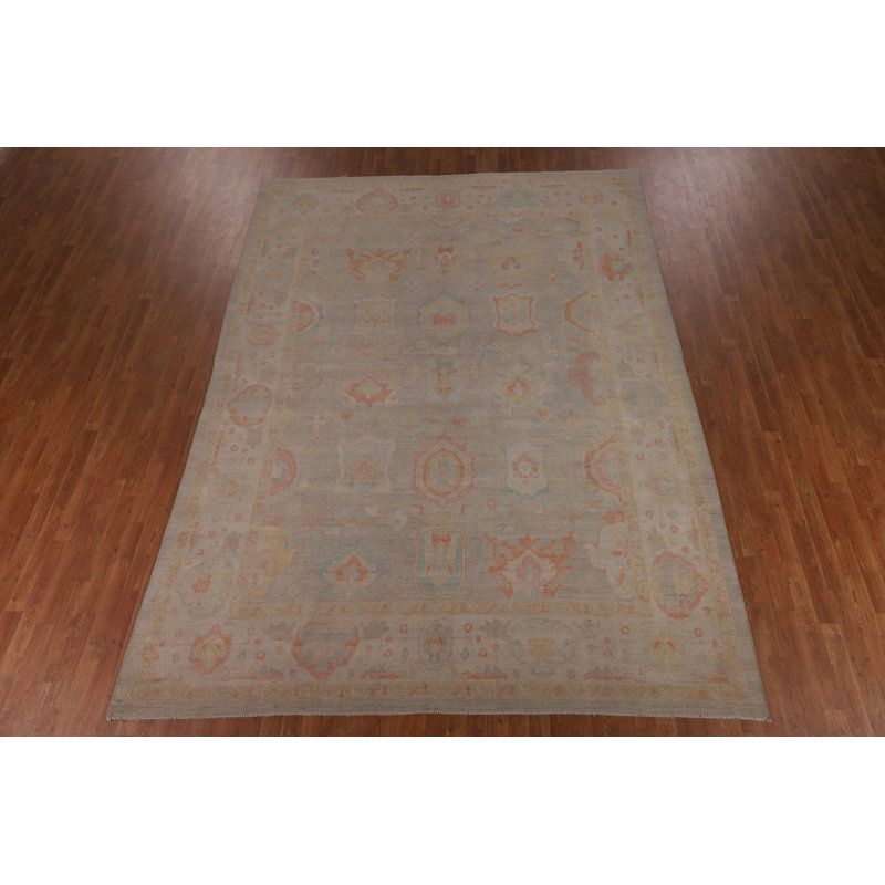 Vegetable Dye Oushak Turkish Area Rug