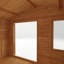 Mercia 13ft x 10ft Retreat Log Cabin-1080628698