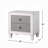 Two-Tone Finish Nightstand With 2 Drawers