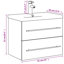 Argita 60mm Single Bathroom Vanity with Drop In Ceramic Basin-1407775917