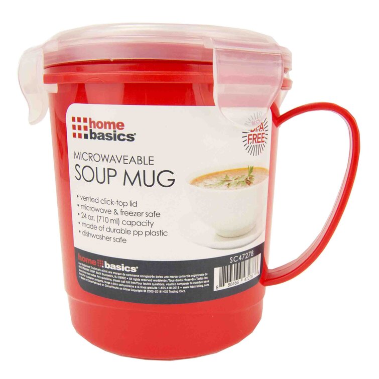 Plastic Microwaveable Soup Mug