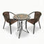 NOVA BISTRO 60cm Mosaic Table with San Remo Chair Garden Set