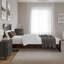 Lit plateforme en bois massif avec pied de lit assorti Aritra-1037596927-1037596922