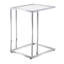 Glass Top C Table End Table-1339837527