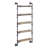 5 Tier Floating Wall Shelf, Oak, Sandy Black, Water Pipe Style, Mounted, Office Decor, Storage Display Home Storage,