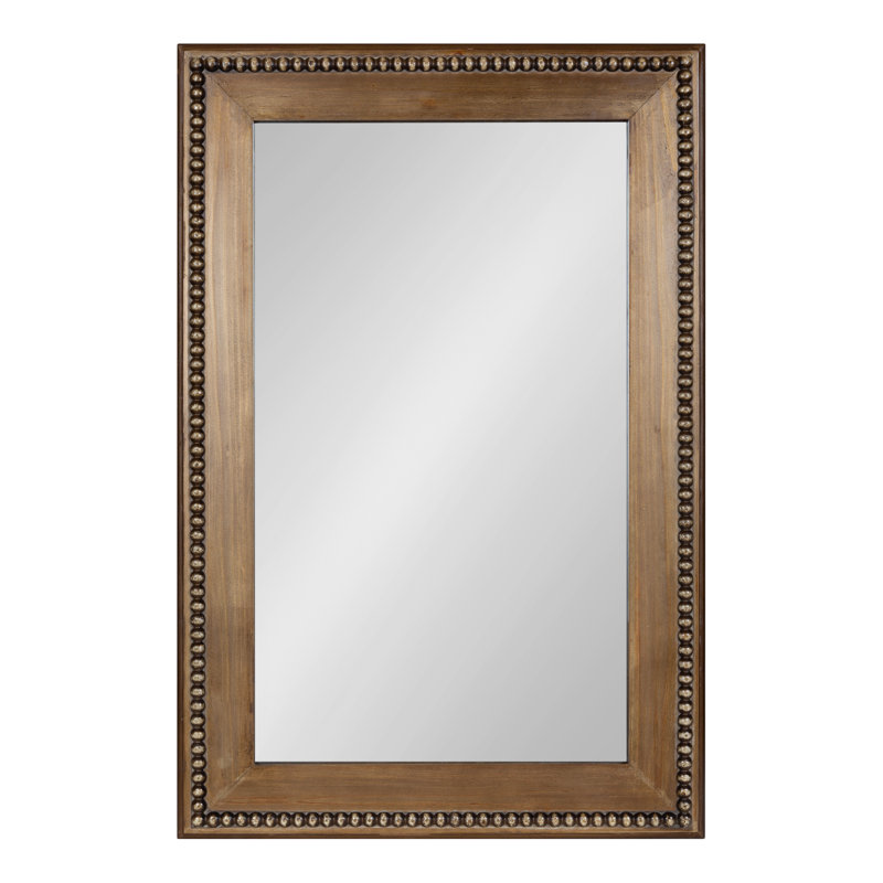 Miroir décoratif mural Wamblee, Brun rustique