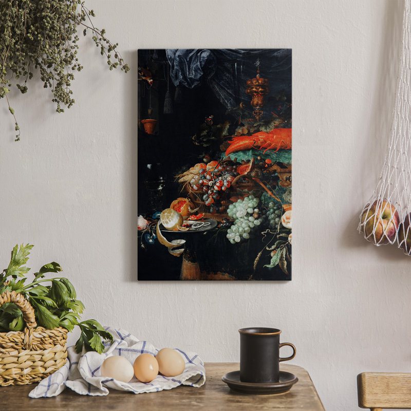 «Fruits and Lobster», impression sur toile tendue, H 36 po x l 24 po x P 1 po