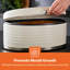 GEEPAS Argyle Bread Bin 9L | Carbon Steel Container with Flip-Open Lid & Easy-to-Lift Lid Handle | Easy Clean Design Preserves Loaves Fresh Longer | Shields from Dust Mites | Storage Box-116740097