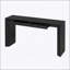 Console Modern Modern avec tiroirs dissimulés, bordure en cascade et pieds épais