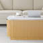 Pedestal Coffee Table with Storage-1266282135