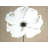 Abstract Color Splash Flower White Braided Polyester Placemat